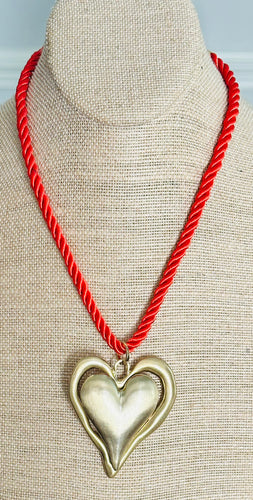 Love of Hearts Rope Necklaces