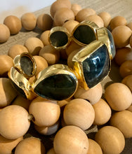 Midnight Aurora Labradorite Cuff