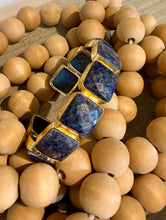 Lapis Luxe Brass Cuff
