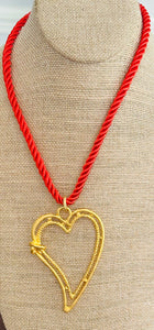 Love of Hearts Rope Necklaces
